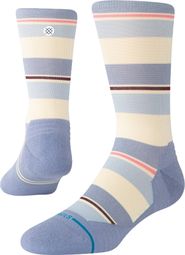 Stance Milo Light Crew Beige/Blauw Sokken