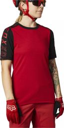 Fox Ranger DR Women's Short Sleeve Jersey Red