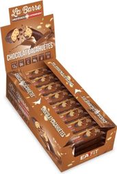 EAFIT La Barre Protéines + Vitamines 49 g - Chocolat Cacahuétes - Lot de 24