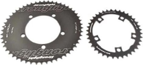 PLATEAU ROUTE DIAM 130 52-39 NOIR CT2 BIO CONCEPT OVALE STRONG 11/10V. (KIT) 5 BRANCHES