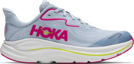 Hoka Clifton 10 Blue/Pink Running Shoes for Kids