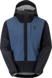 Chaqueta impermeable Scott Vertic Waterproof 2.5 negra/azul para hombre