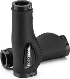 Bike grips MTB non slip anti shocks black MTB
