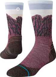 Stance The Ridge Licht Wollen Crew Sokken Bordeaux