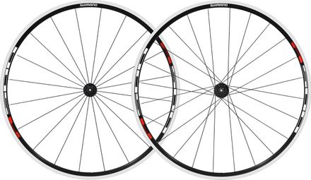 Shimano R501 Race Wielset Zwart/Rood
