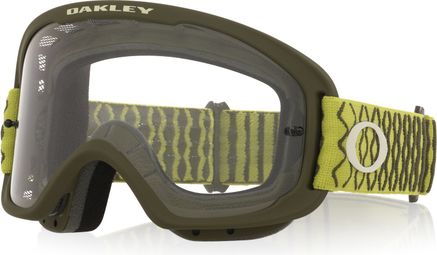 Oakley O-Frame 2.0 PRO MTB Cactus Dark Brush/Clear Goggles | Ref: OO7117-28