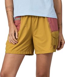 Short Femme Patagonia Outdoor Everyday Jaune/Rose