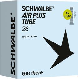 Chambre à Air Schwalbe Air Plus 26'' 13-AP Schrader 40 mm