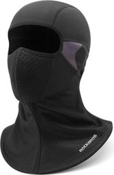 Cagoule de et de cyclisme d'hiver chaud en polaire noir