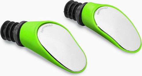 Paire rétroviseur vélo VTT - couleur vert