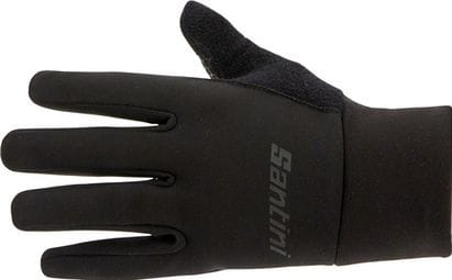 Santini Lange Winter Handschoenen Colore Zwart