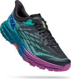 Hoka Speedgoat 5 Blauw Groen Paars Trail Running Shoes