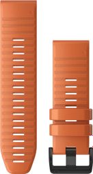 Garmin quickfit 26 mm silicone polsband ember orange