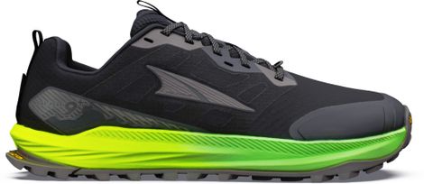 Altra Lone Peak 9+ Men's Trail Running Shoes - Black/Green