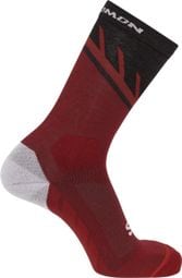 Chaussettes Salomon Speedcross Crew Rouge/Noir