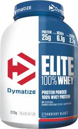 Elite Whey (2170g) - Dymatize - Fraise -  Whey Protéine