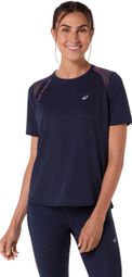 Maglia a maniche corte Asics Road blu da donna