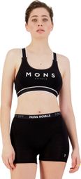 Mons Royale Stella X-Back Women's Bra Black