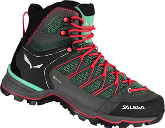 Salewa Ws Mtn Trainer Lite Mid Gtx Wanderschuhe Grün Damen