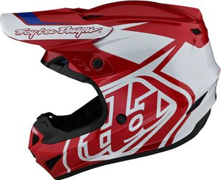 Troy Lee Designs GP Overload Full Face Helmet Red/White