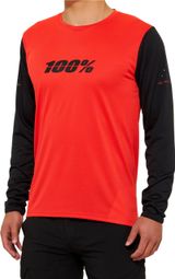 Maglia a manica lunga Ridecamp Red / Black 100%