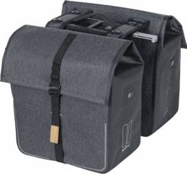 Basil Urban Dry Double MIK 50L Gray Panniers