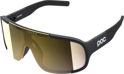 Poc Aspire Brille Schwarz - Clarity Road Partly Sunny Gold Gläser