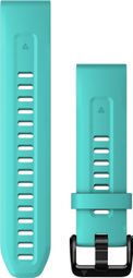 Garmin QuickFit 20 mm Silicone Wristband Aqua Blue