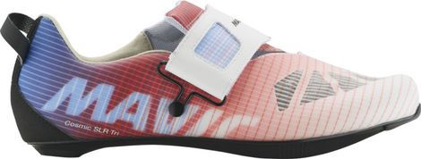 Zapatillas de triatlón Mavic Cosmic SLR Azul/Blanco/Rojo