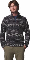 Columbia 1/2 Zip Sweater Tiempo Impreso III Fleece Grey 