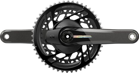 Power Sensor Crankset Sram Force D2 DUB 48-35 Tanden 2x12V Zwart (Zonder Kast)