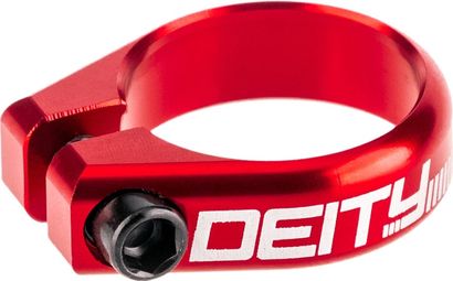 Collier de Selle Deity Circuit Aluminium Rouge