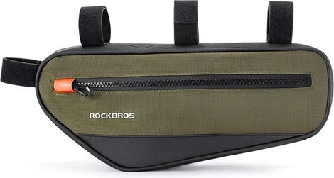 Sacoche de vélo Rockbros 30120079001 pour cadre 1.7L - vert et noir