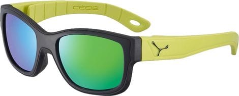 Gafas de sol infantiles Cébé S'Trike Negro Lima - Zona Azul Gris claro Verde