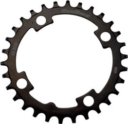PLATEAU VTT MONO DIAM  96 EXTER 30DTS NOIR 4 BRANCHES SUNRACE CRMS00 ACIER 1X10/11/12V.