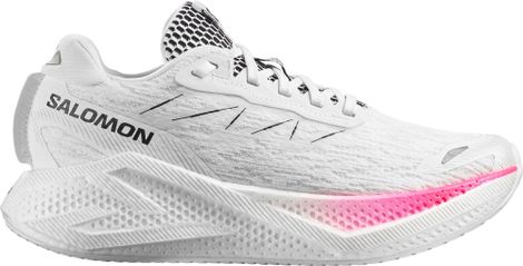 Salomon Aero Glide 4 hardloopschoenen wit/roze dames