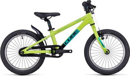 Cube Cubie 160 RT BTT Infantil Monovelocidad 16'' Verde 2023 3 - 5 Años