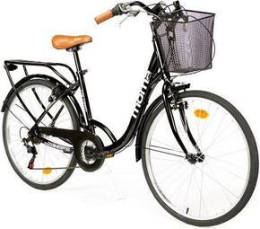 Vélo de Ville Moma Bikes City Classic 26'' SHIMANO 18V Noir