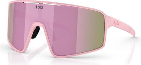 Lunettes Bliz P001S Rose Mat - Ecran Marron/Rose