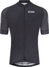 Maillot de cyclisme femme essentiel à manches courtes - Noir