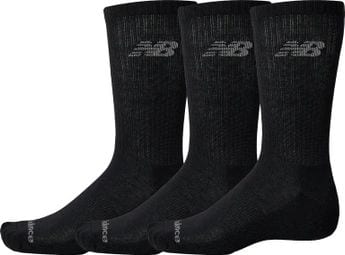 Hohe Socken (3 Paar) New Balance Performance Basic Crew Schwarz