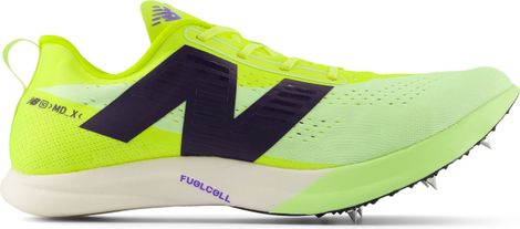 Scarpe da atletica New Balance FuelCell SuperComp MD-X v3 Verde/Giallo Unisex