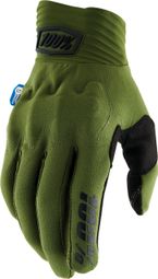 Smart Shock Guantes Largos Verde Ejército 100% Cognito