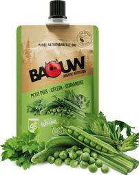 Baouw Puré Energético Salado Ecológico Guisante / Apio / Cilantro 90g