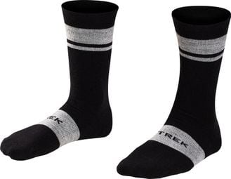 Chaussettes Trek Race en Laine Mérinos Noir Unisexe