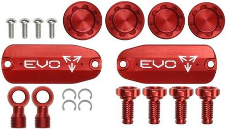 Aanpassingsset voor Hope Tech 4 EVO TR4 remmen Rood
