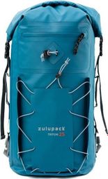 Sac à dos étanche poche à eau 25L bleu Zulupack