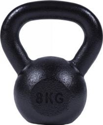 Poids Kettlebells de 2 KG à 32 KG + Lots de 2  3 ou 8 Kettlebells - Gris - noir ou or - Couleur : NOIR - Poids : 8 KG