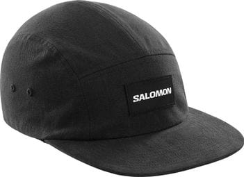 Salomon Five Panel Cap Black Unisex