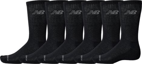 Socken (6 Paar) New Balance Performance Basic Crew Schwarz